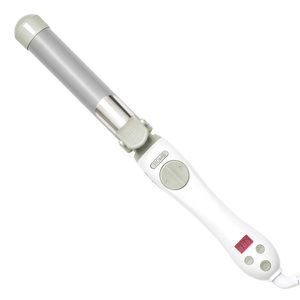 BEACHWAVER S1.25 DUAL VOLTAGE WHITE ROTATING CURLING IRON